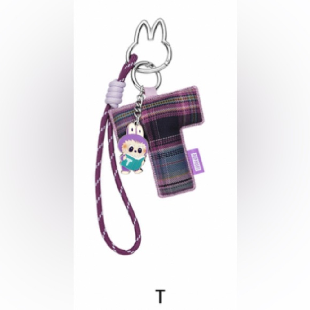 Pin For Love Letter Key Chain - T